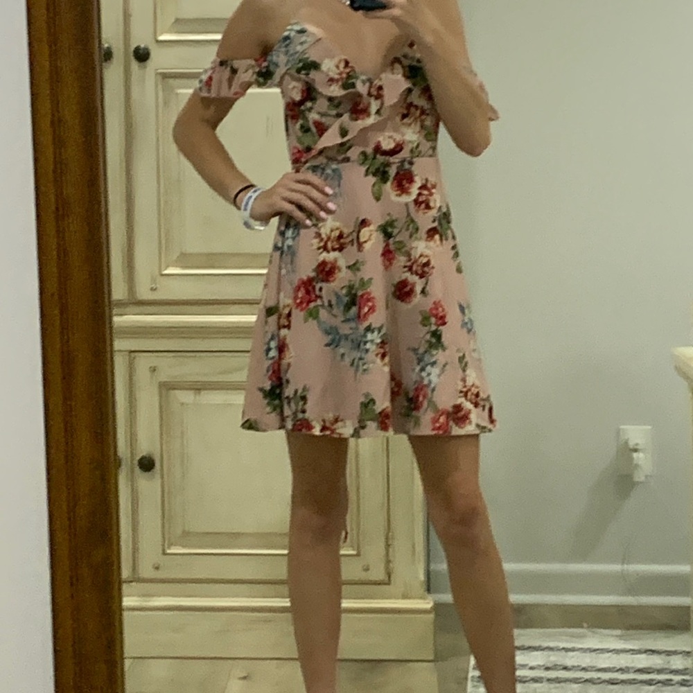 Floral Wrap Dress
